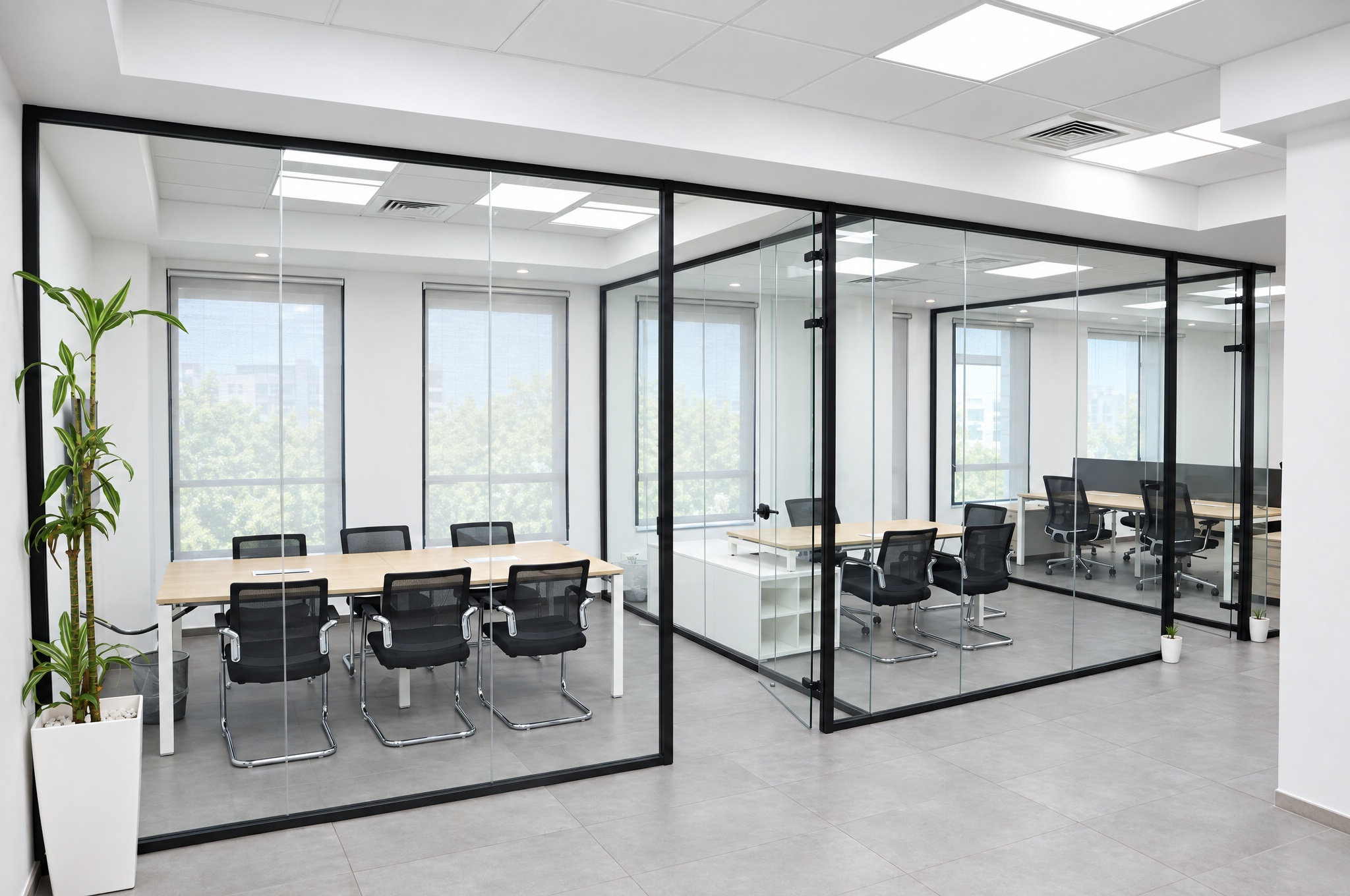 Bureaux professionnels aménagés par Omnibuild